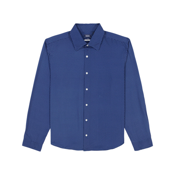 TRAVELER L/S DRESS SHIRT - TH DARK NAVY