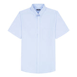 ALL OVER STRETCH SHORT SLEEVE BUTTON DOWN DRESS SHIRT - GRAPE MIST