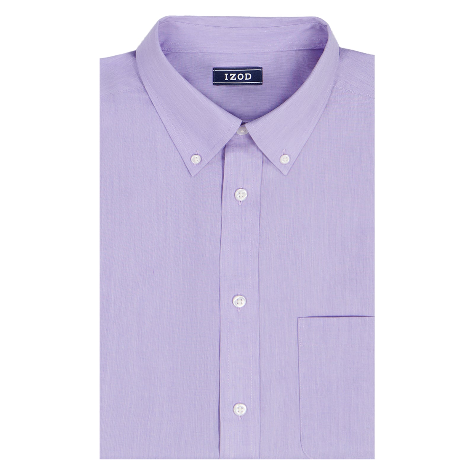 BIG & TALL ALL-OVER STRETCH L/S STRIPED BUTTON-DOWN DRESS SHIRT