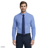 ALL-OVER STRETCH L/S PLAID BUTTON-DOWN DRESS SHIRT - BLUE BELL