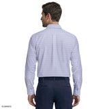 ALL-OVER STRETCH L/S PLAID BUTTON-DOWN DRESS SHIRT - DAHLIA PURPLE