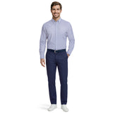 ALL-OVER STRETCH L/S PLAID BUTTON-DOWN DRESS SHIRT - DAHLIA PURPLE