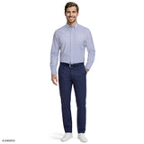 ALL-OVER STRETCH L/S PLAID BUTTON-DOWN DRESS SHIRT - DAHLIA PURPLE
