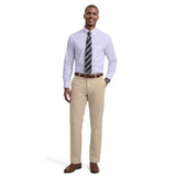 ALL-OVER STRETCH L/S PLAID BUTTON-DOWN DRESS SHIRT - CONE FLOWER