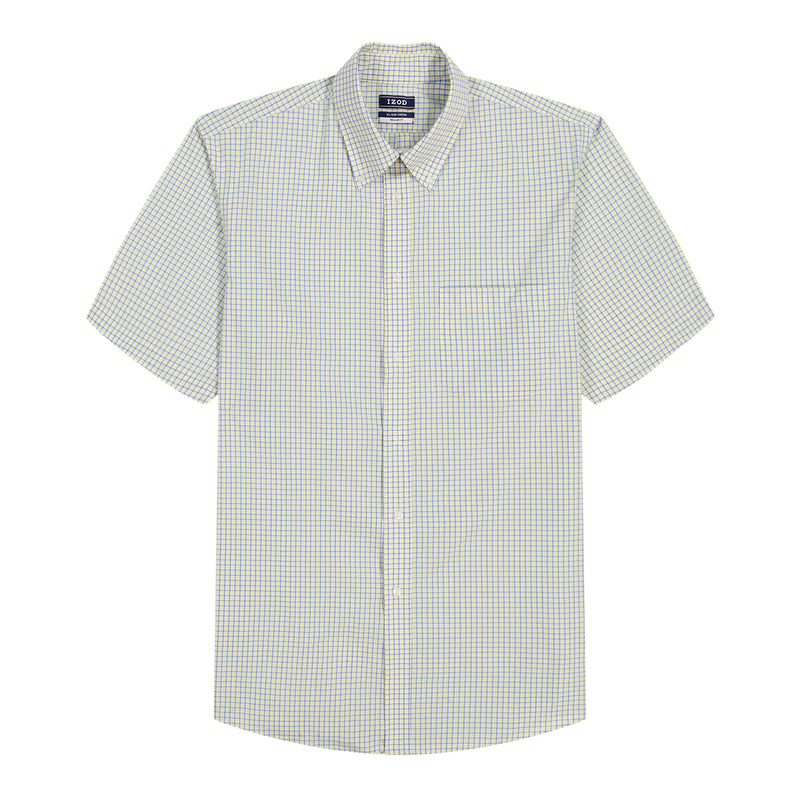mens ss dress shirts Solid Black Mens Short Sleeve Button up Shirts