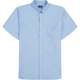 ALL-OVER STRETCH S/S BUTTON-DOWN DRESS SHIRT - ALL ABOARD