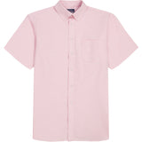 ALL-OVER STRETCH S/S BUTTON-DOWN DRESS SHIRT - PRISM PINK