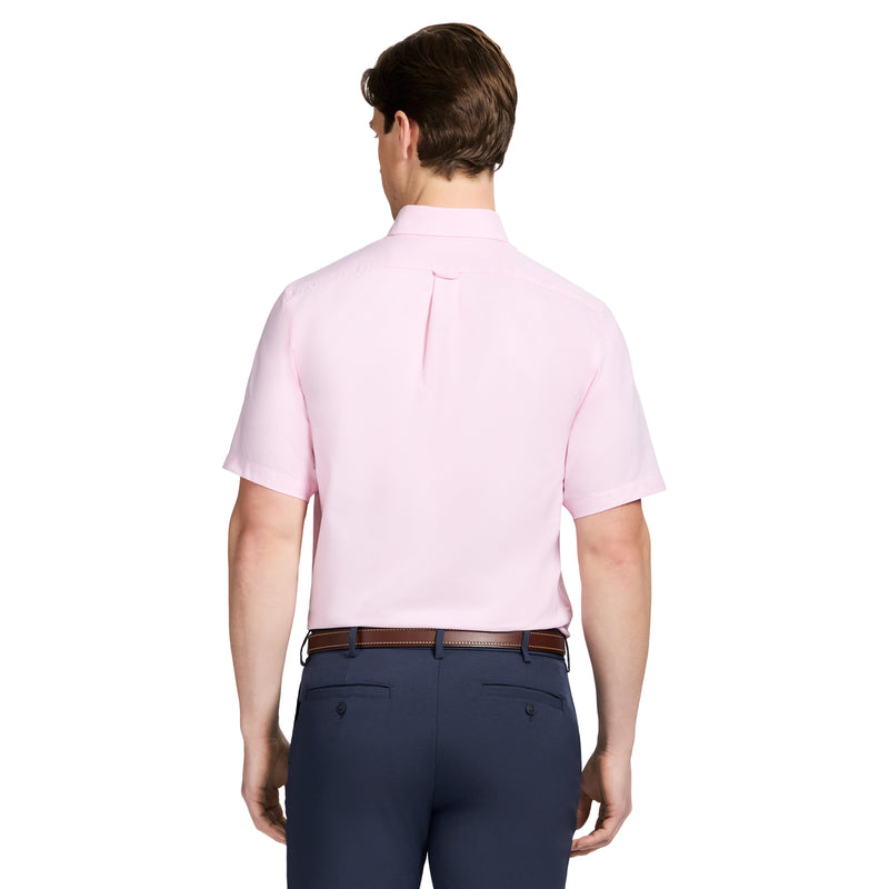 pink dress shirt men nearby Awearness Kenneth Cole Big & Tall Slim Fit Performance Dress Shirt in Pink Solid Mens Stretch Cotton Dress Shirt, Size 17 1/2 36/37