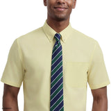 ALL-OVER STRETCH S/S BUTTON-DOWN DRESS SHIRT - SUNDRESS