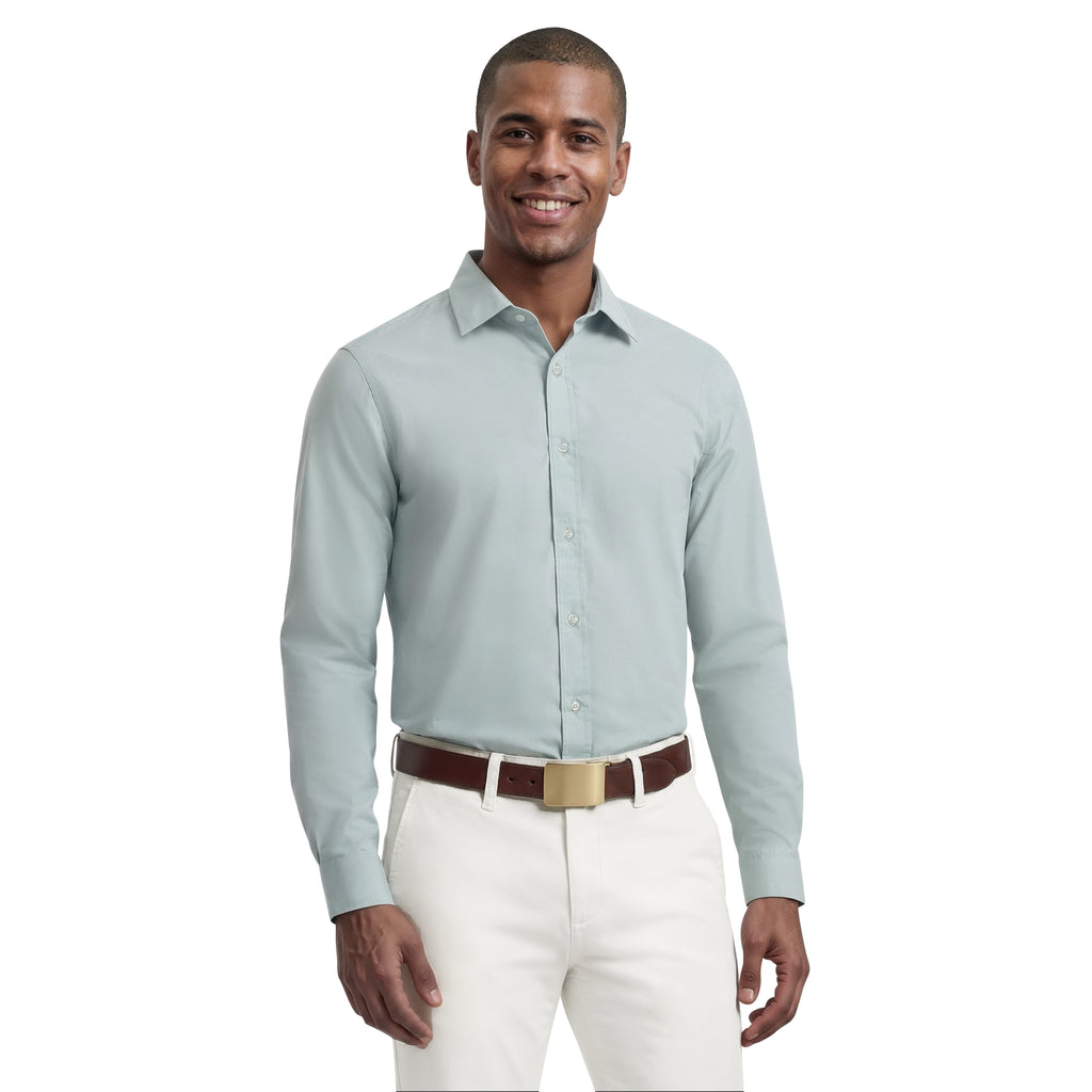 textured dress shirt ROYAL TEXTURE L/S BUTTON-DOWN DRESS SHIRT