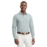 ROYAL TEXTURE L/S BUTTON-DOWN DRESS SHIRT - HARBOR GRAY