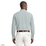 ROYAL TEXTURE L/S BUTTON-DOWN DRESS SHIRT - HARBOR GRAY