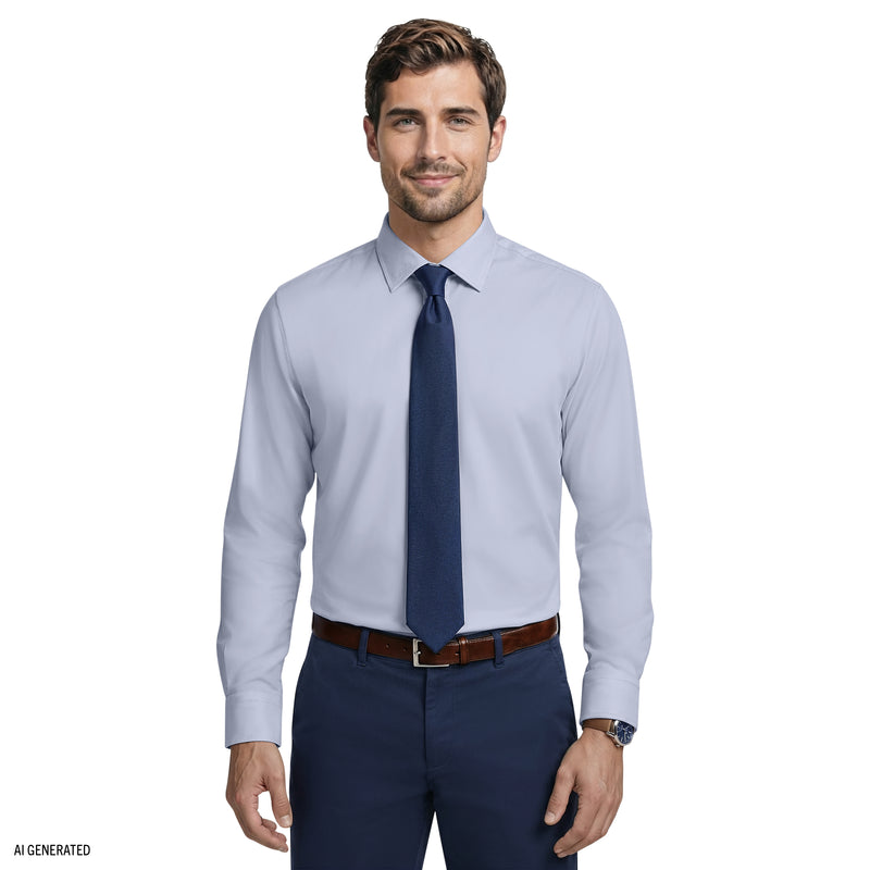 izod long sleeve dress shirts Royal Texture L/S Button-down Dress Shirt - Izod Sportswear