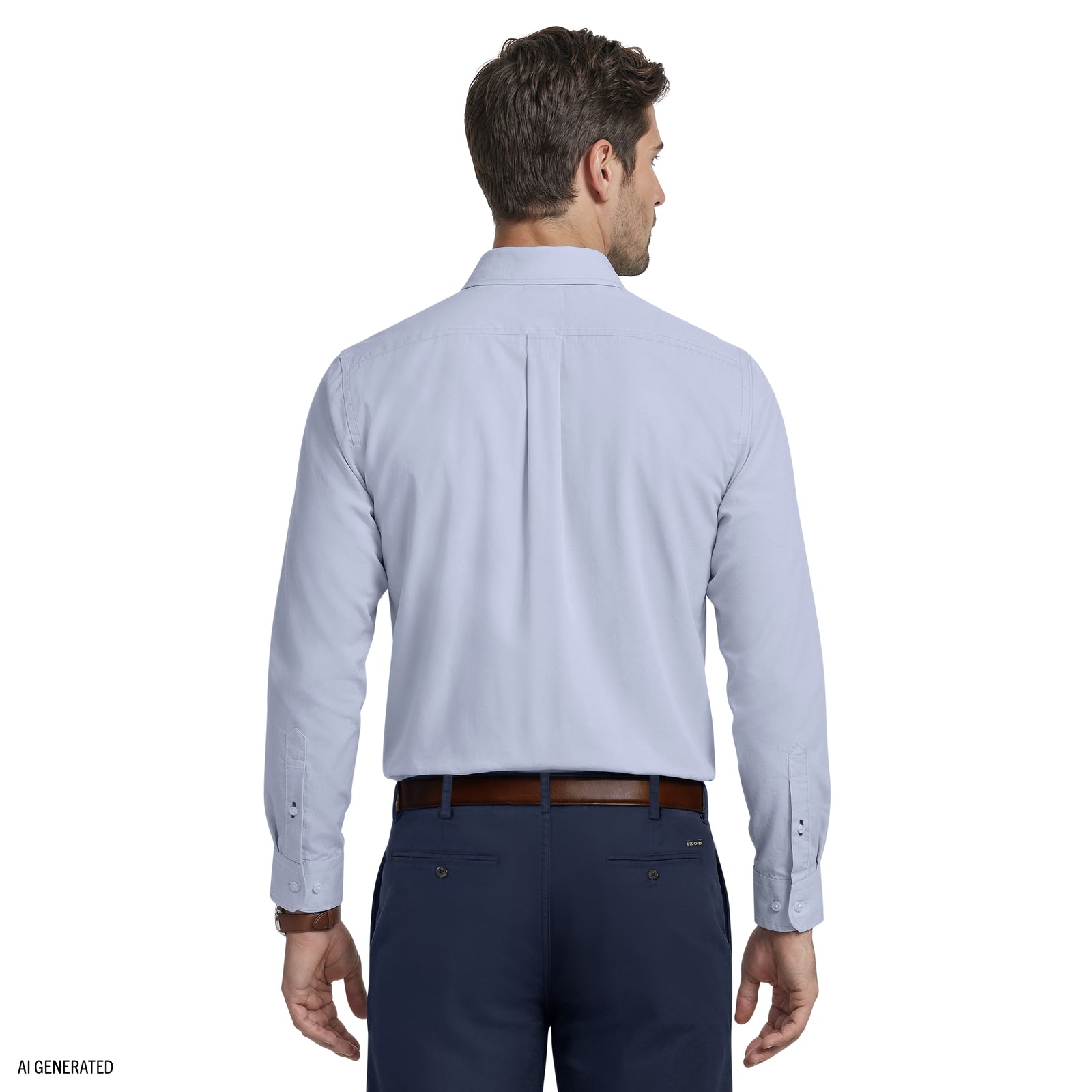 Royal Texture L/S Button-Down Dress Shirt - Izod Sportswear