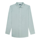 BIG & TALL ROYAL TEXTURE L/S BUTTON-DOWN DRESS SHIRT - HARBOR GRAY