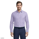 ROYAL TEXTURE L/S BUTTON-DOWN DRESS SHIRT - GRAPE MIST