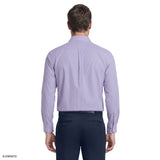 ROYAL TEXTURE L/S BUTTON-DOWN DRESS SHIRT - GRAPE MIST