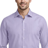 ROYAL TEXTURE L/S BUTTON-DOWN DRESS SHIRT - GRAPE MIST