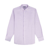 ROYAL TEXTURE L/S BUTTON-DOWN DRESS SHIRT - ENGLISH LAVENDER