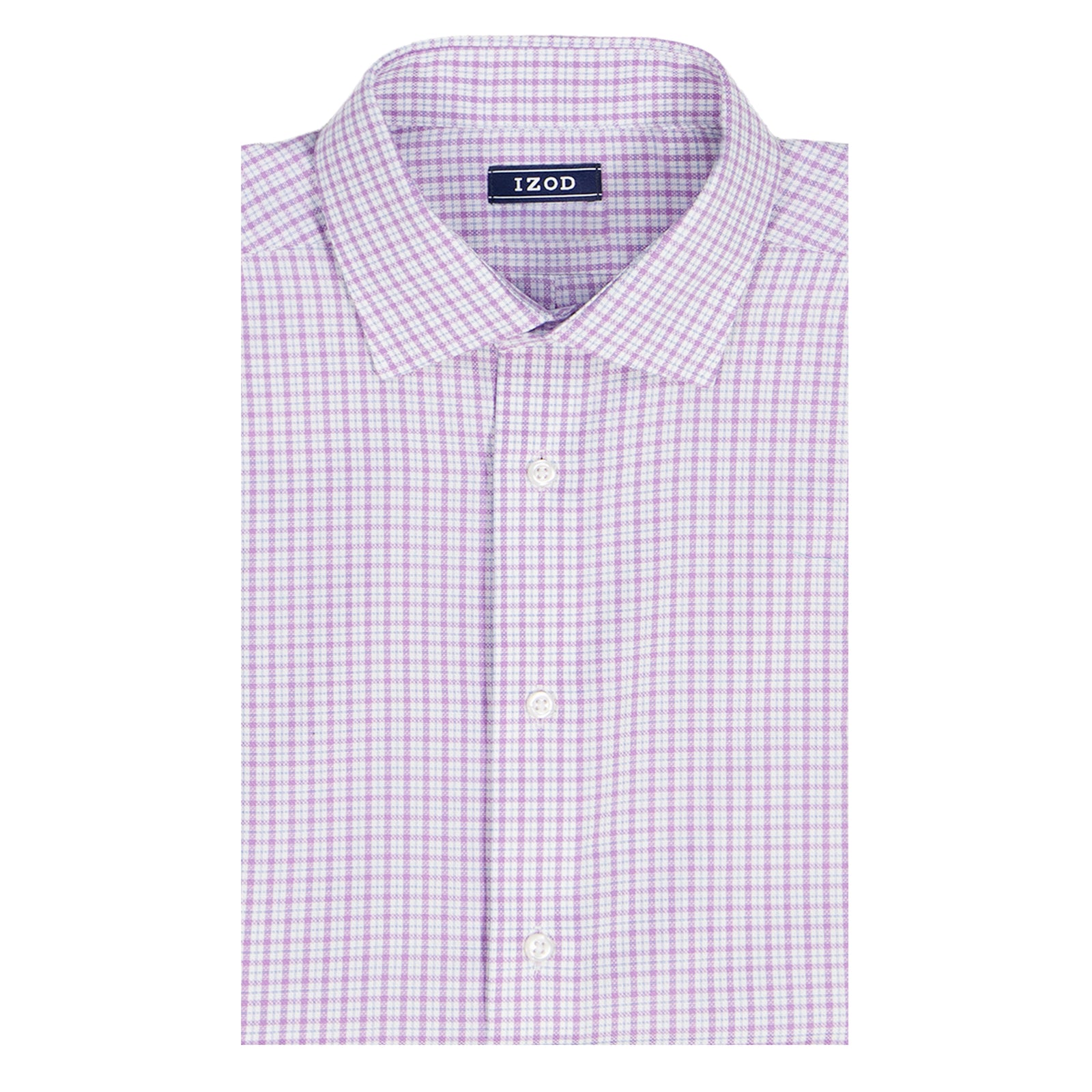 ROYAL TEXTURE L/S BUTTON-DOWN DRESS SHIRT - ENGLISH LAVENDER – IZOD