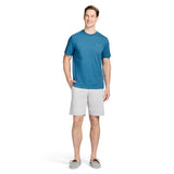 SALTWATER SOFT WASH POCKET CREW - BLUE SAPPHIRE