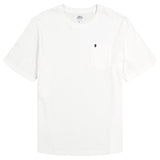 SALTWATER SOFT WASH POCKET TEE - BRIGHT WHITE