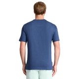 SALTWATER SOFT WASH POCKET TEE - CLUB BLUE
