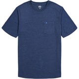 SALTWATER SOFT WASH POCKET TEE - CLUB BLUE