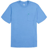 SALTWATER SOFT WASH POCKET TEE - BLUE REVIVAL