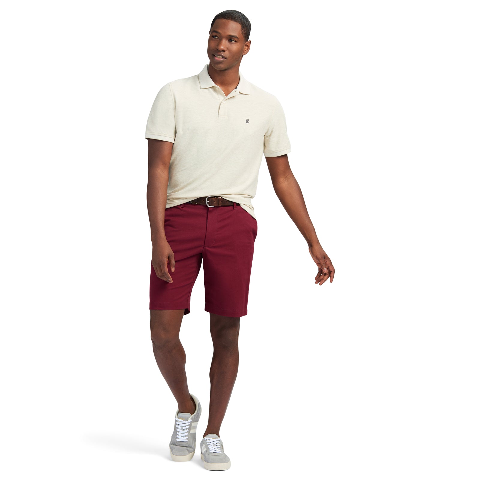 ADVANTAGE PERFORMANCE POLO - ROCK HEATHER – IZOD