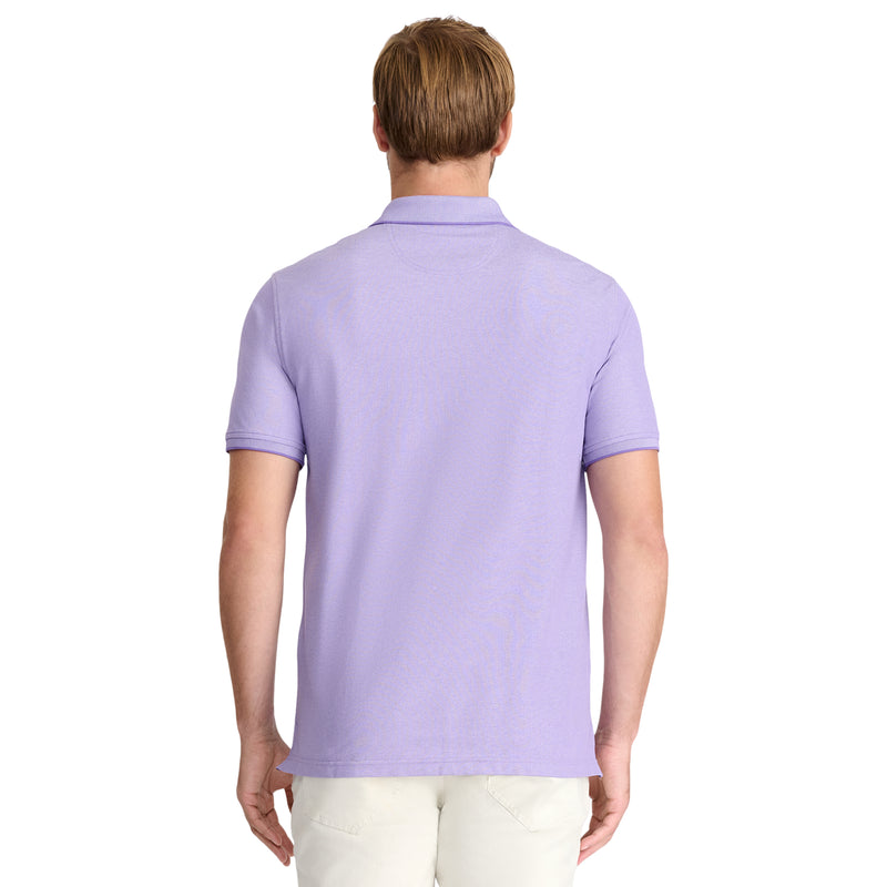 ADVANTAGE PERFORMANCE SHORT-SLEEVE POLO SHIRT DAHLIA PURPLE – IZOD
