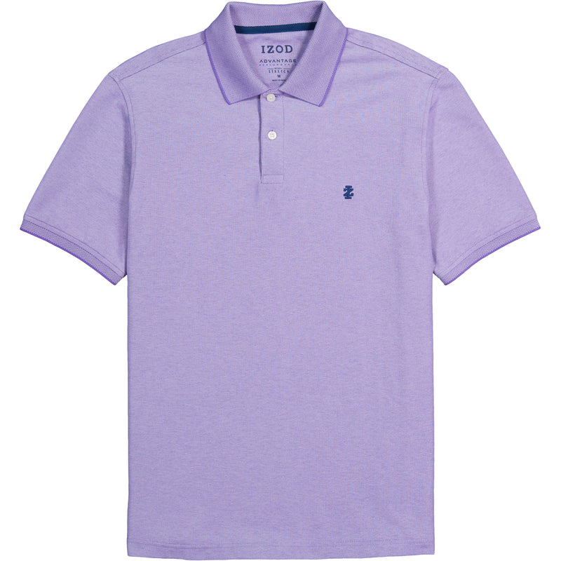 ADVANTAGE PERFORMANCE SHORT-SLEEVE POLO SHIRT DAHLIA PURPLE – IZOD