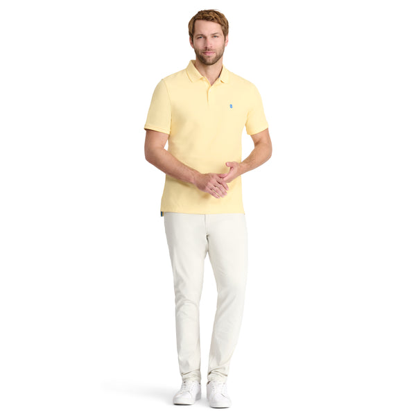 ADVANTAGE PERFORMANCE SHORT SLEEVE POLO - LEMON