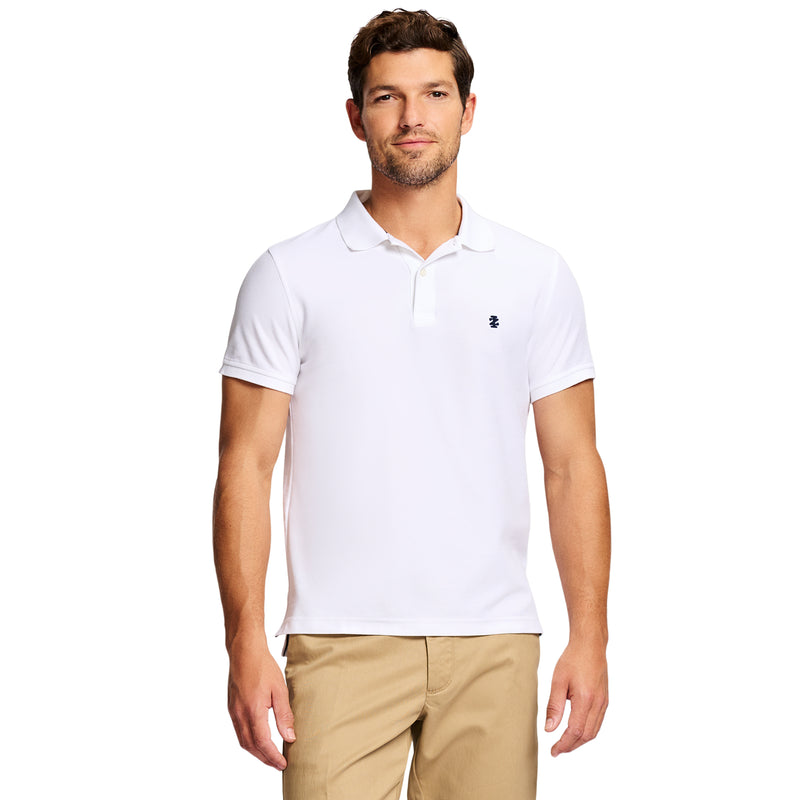 ADVANTAGE PERFORMANCE SHORT-SLEEVE SLIM FIT POLO - BRIGHT WHITE