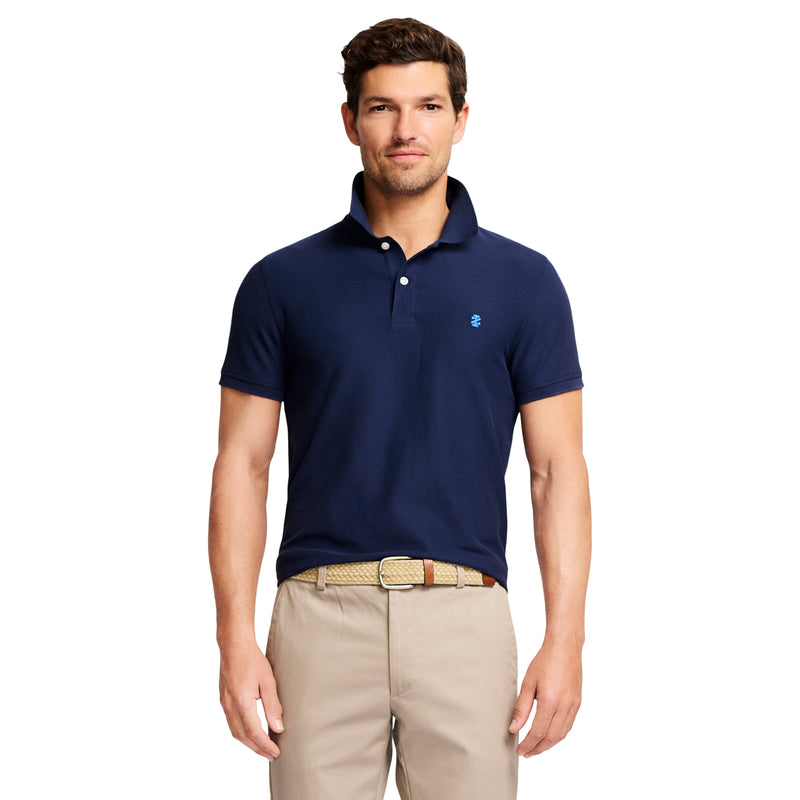 Izod slim fit polo best sale