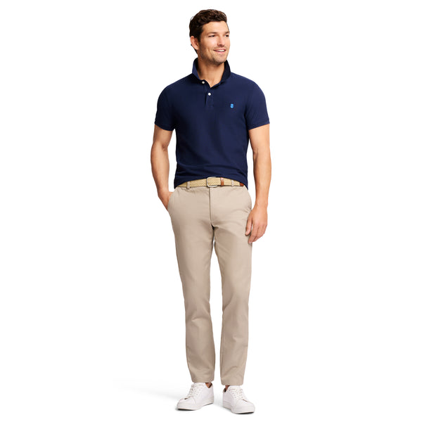 ADVANTAGE PERFORMANCE SHORT SLEEVE POLO SLIM - PEACOAT