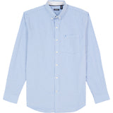 PERFORMANCE COMFORT LONG SLEEVE GINGHAM BUTTON DOWN SHIRT - BLUE REVIVAL