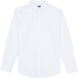 PERFORMANCE COMFORT LONG SLEEVE BUTTON DOWN SHIRT - BRIGHT WHITE
