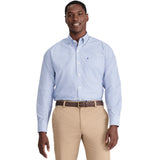 PERFORMANCE COMFORT LONG SLEEVE BUTTON DOWN SHIRT - MAZARINE BLUE