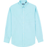 PERFORMANCE COMFORT LONG SLEEVE BUTTON DOWN SHIRT - BLUE RADIANCE