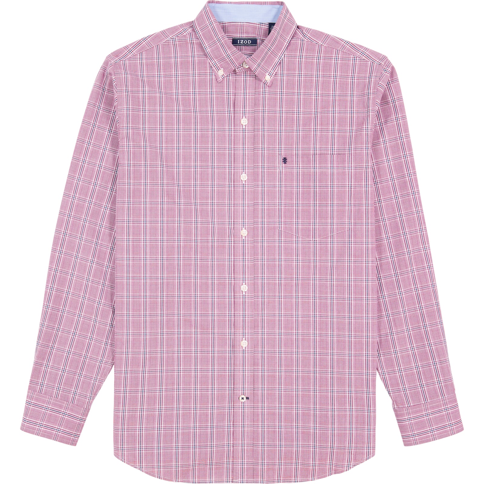 Performance Comfort L/S Plaid Shirt - Biking Red – IZOD