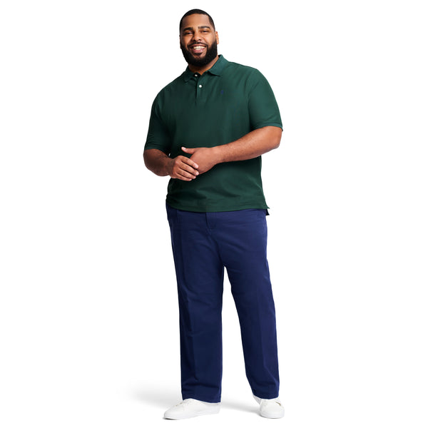 BIG & TALL ADVANTAGE PERFORMANCE POLO - WILD FERN