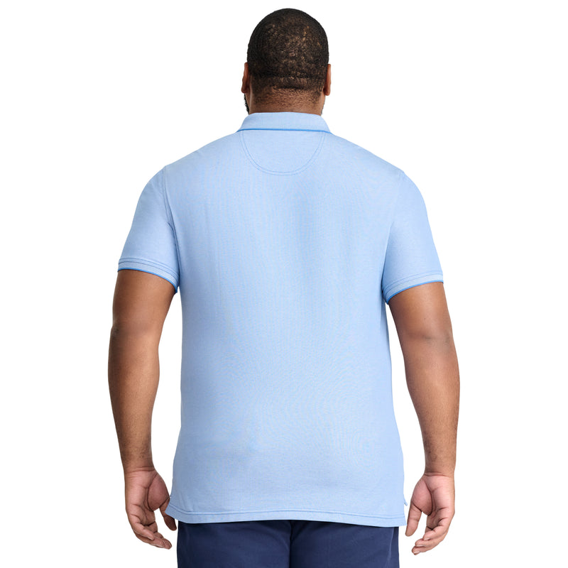 BIG & TALL ADVANTAGE PERFORMANCE POLO - BRIGHT COBALT