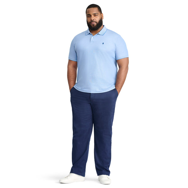 BIG & TALL ADVANTAGE PERFORMANCE POLO - BRIGHT COBALT