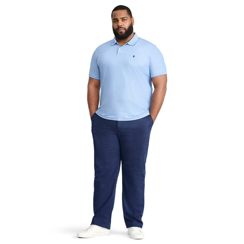 BIG & TALL ADVANTAGE PERFORMANCE POLO - BRIGHT COBALT