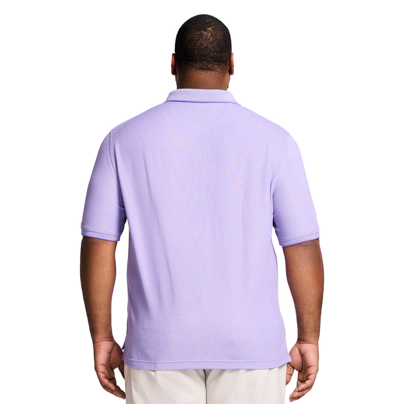BIG & TALL ADVANTAGE PERFORMANCE POLO - DAHLIA PURPLE