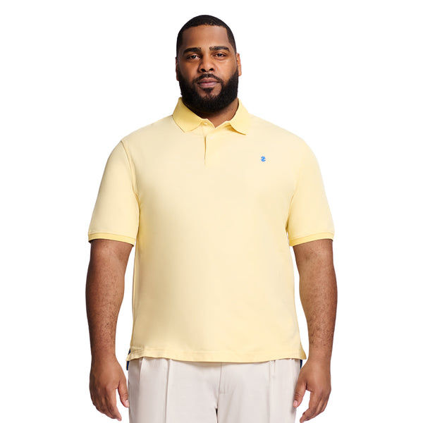 BIG & TALL ADVANTAGE PERFORMANCE POLO - LEMON