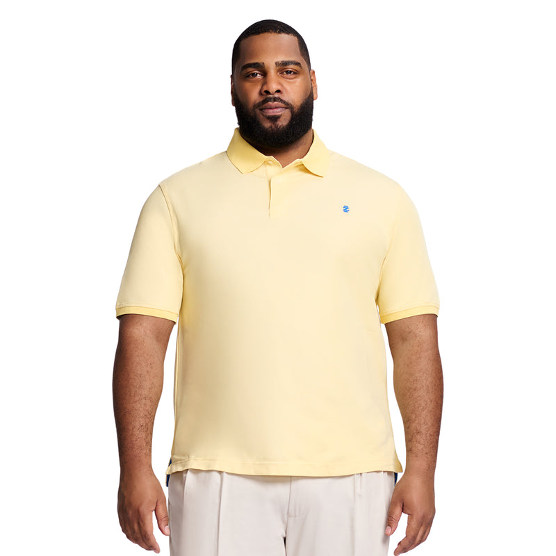 BIG & TALL ADVANTAGE PERFORMANCE POLO - LEMON