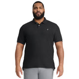 BIG & TALL ADVANTAGE PERFORMANCE POLO - BLACK