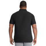 BIG & TALL ADVANTAGE PERFORMANCE POLO - BLACK